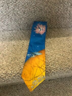 Star Trek The Next Generation Tie - Blue and Orange Space Design Ralph Marlin